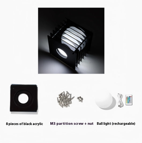 Halo Acrílico | velador LED