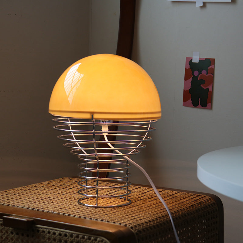 Ornella | Velador de vidrio Estilo Mid-Century
